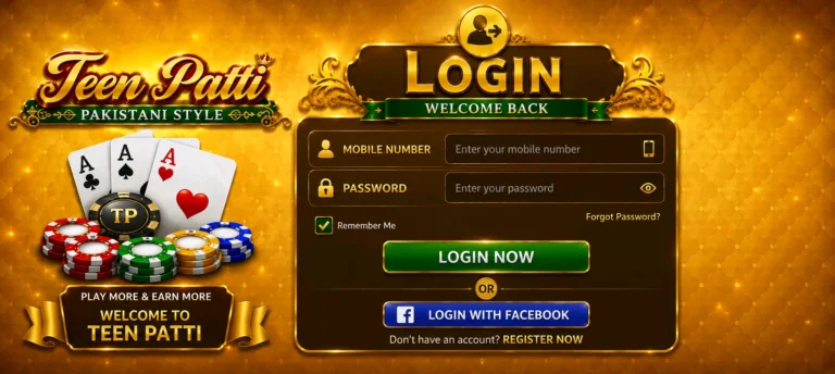 3 Patti Game Login Process