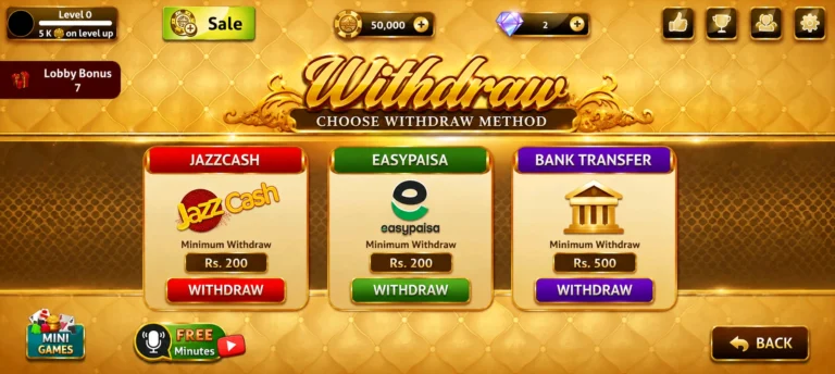 Withdraw Process of 3 Patti Game